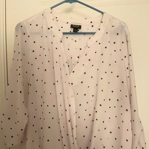 XL white blouse